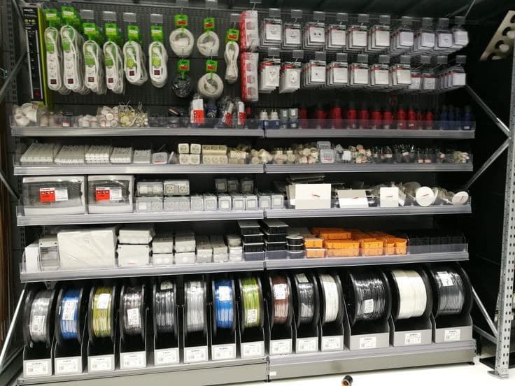 Professional hardware store exterior